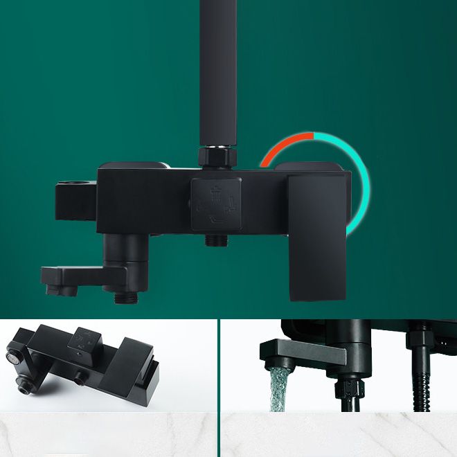 BowLift | Adjustable spray sample shower combination metal shower fitting arm showerhead with slip bar