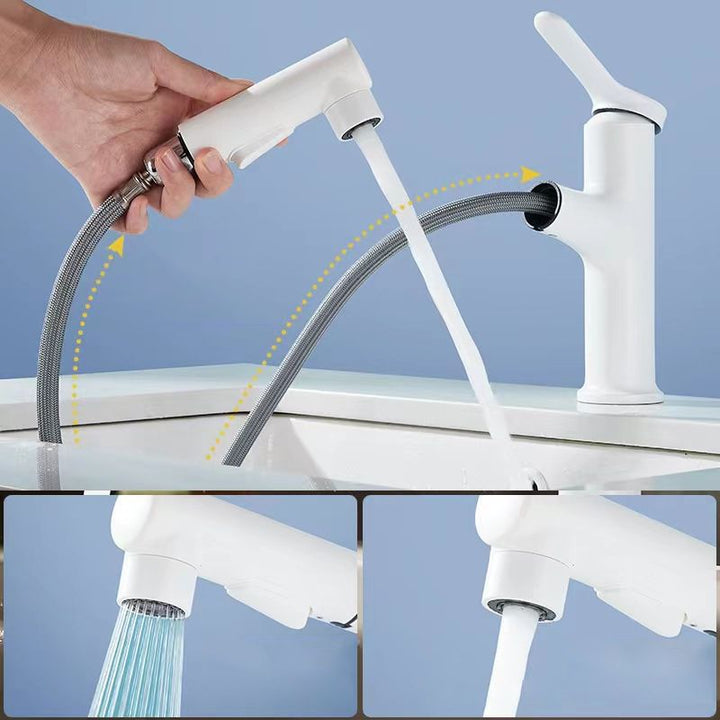 BowLift | Modern Sink Faucet Solid Color Copper Sink Faucet for Bathroom