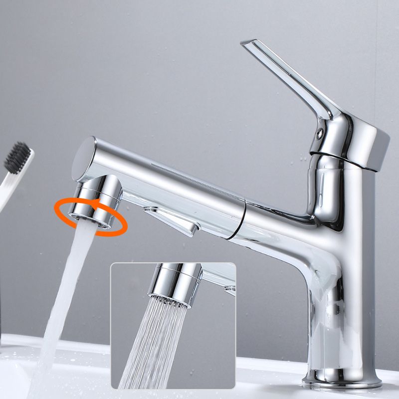 BowLift | Modern Sink Faucet Uniform Color Metal Sink Bathroom Faucet