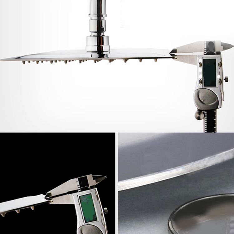 BowLift | Large Shower Head 304 Stainless Steel Standard Spray Pattern Fixed Shower Head