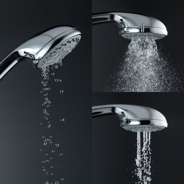 BowLift | Single Double Showerhead Square High Arc Showerhead Combo in Chrome