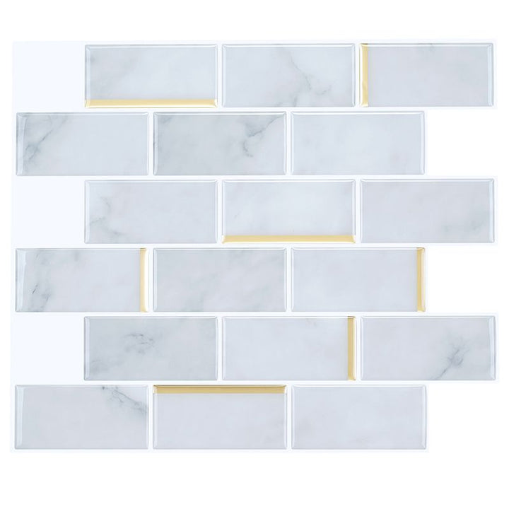 BowLift | Mosaic Tile Peel & Stick Tile PVC Kitchen Backsplash Peel and Stick Wall Tile