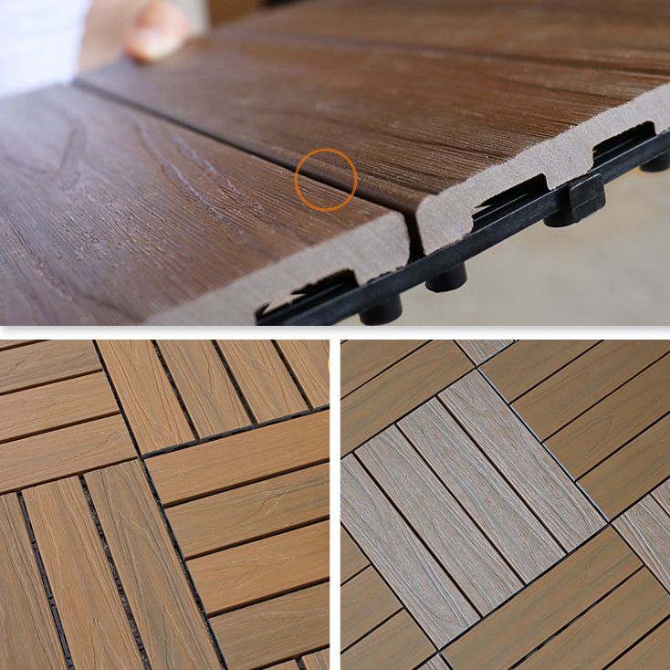 BowLift | Square Click Parquet Tiles Composite Tiles Striped Pattern Tile Set