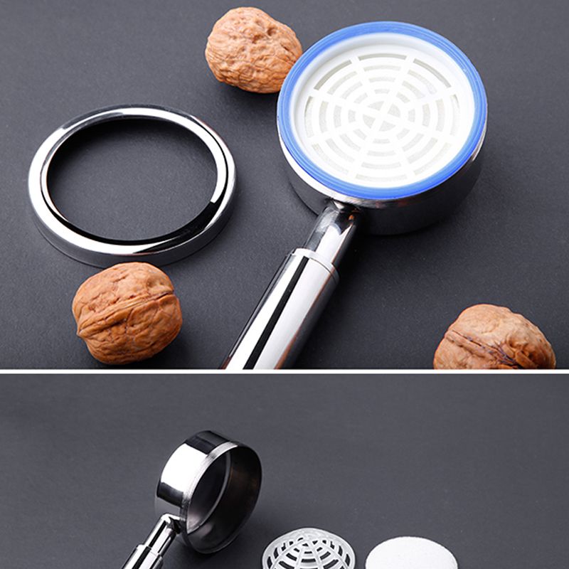 BowLift | Modern Stainless Steel Handheld Shower Water Filtration Round Shower Head