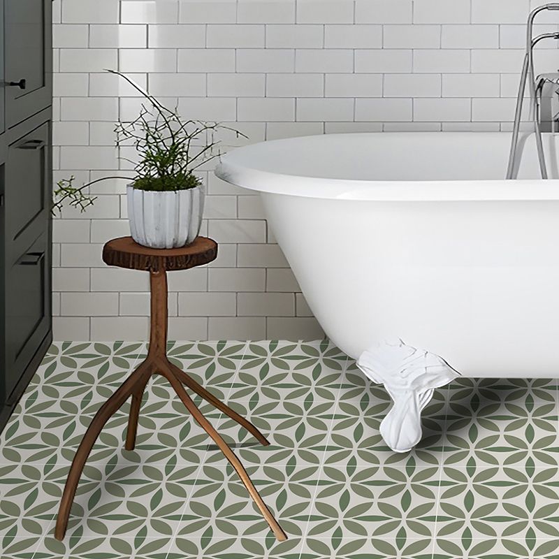 BowLift | Indoor Vinyl Tiles Floral Pattern Peel and Stick Waterproof Square Vinyl Tile