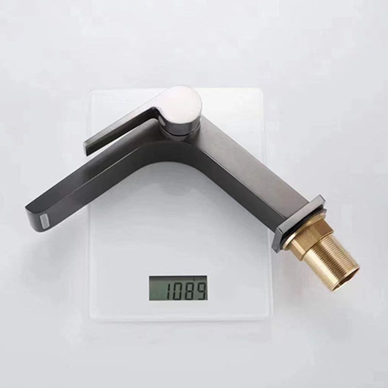 BowLift | Modern vessel faucet brass lever waterfall spout sink faucet