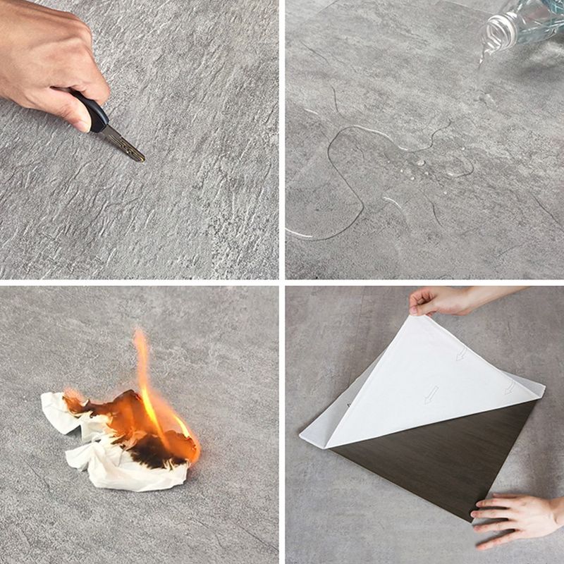 BowLift | Square PVC flooring Peel & Stick stone design vinyl floor for the living room