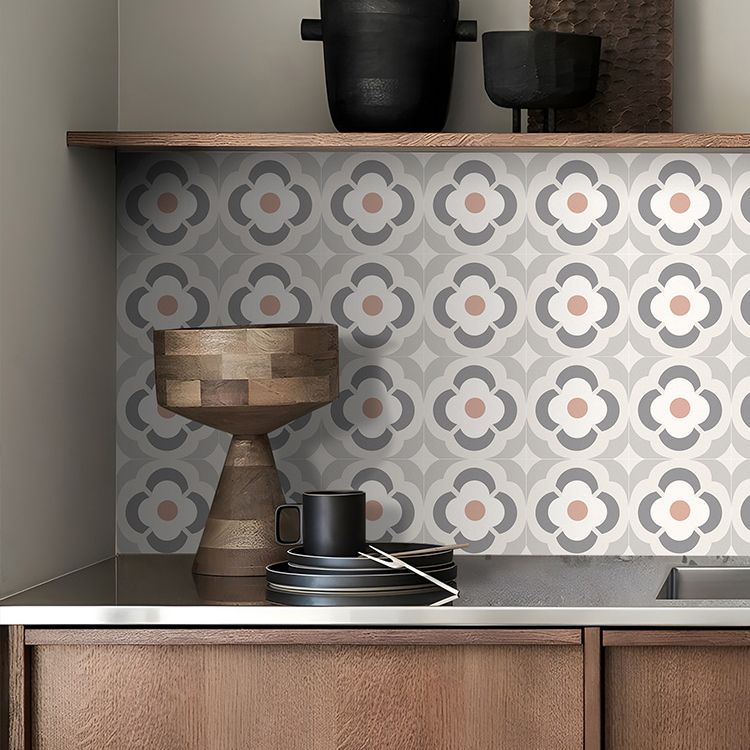 BowLift | Square Peel-and-Stick Backsplash PVC Field Tiles Wallpaper with Waterproof