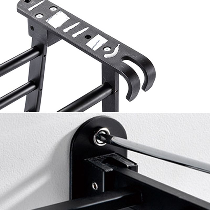 BowLift | Modern Bathroom Accessories Black Paper Holder Bathroom Shelf Bathroom Accessory Set