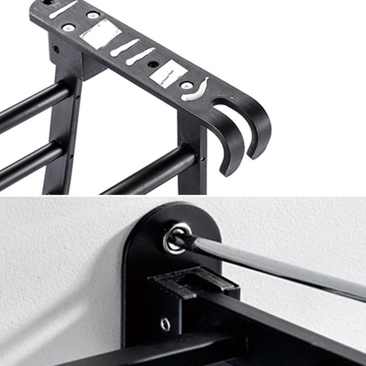 BowLift | Modern Bathroom Accessories Black Paper Holder Bathroom Shelf Bathroom Accessory Set