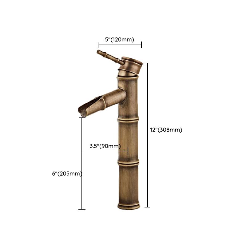 BowLift | Brass Country Basin Tap Single Hole Sink Faucet for Bathroom