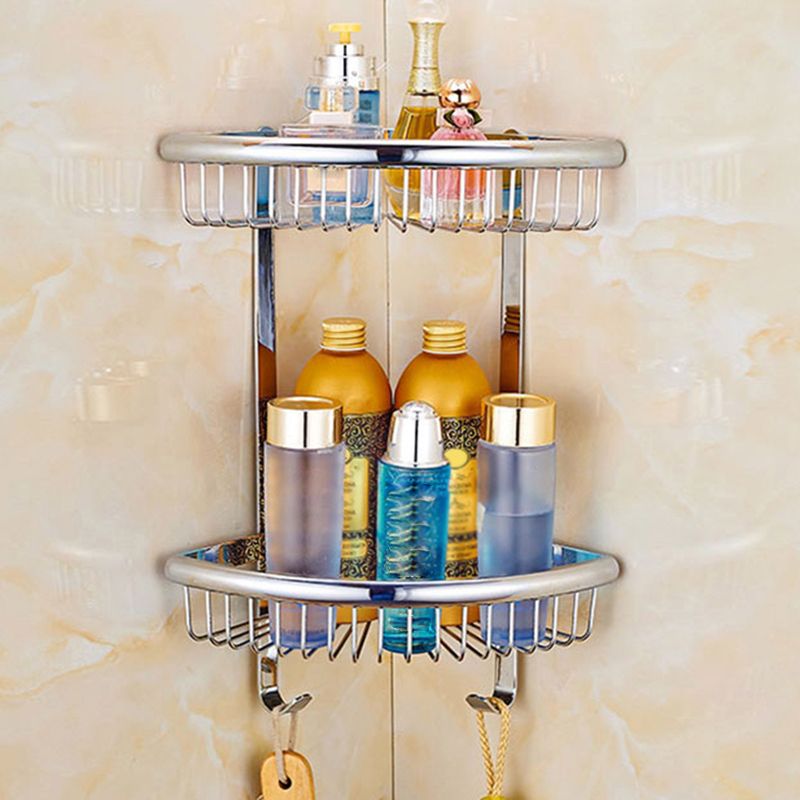 BowLift | Contemporary Bathroom Accessories Hardware Set made of silver metal