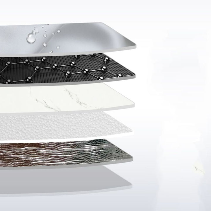 BowLift | 10 Pack 12" X 23" PVC rectangular Peel & Stick field tile kitchen and bathroom back paneling