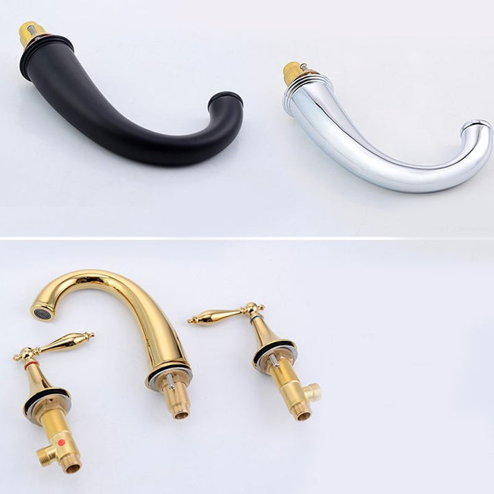 BowLift | Traditional Style Roman Tub Faucet Copper Wall Mounted Roman Tub Faucet