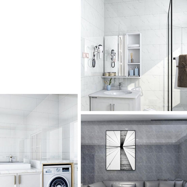 BowLift | Single Tile Wallpaper PVC Rectangular Peel and Stick Wall Tile
