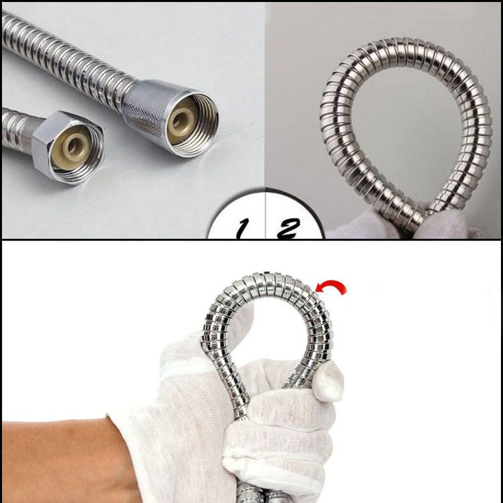 BowLift | Modern Style Handheld Shower Head Bathroom Metal Round Shower Head