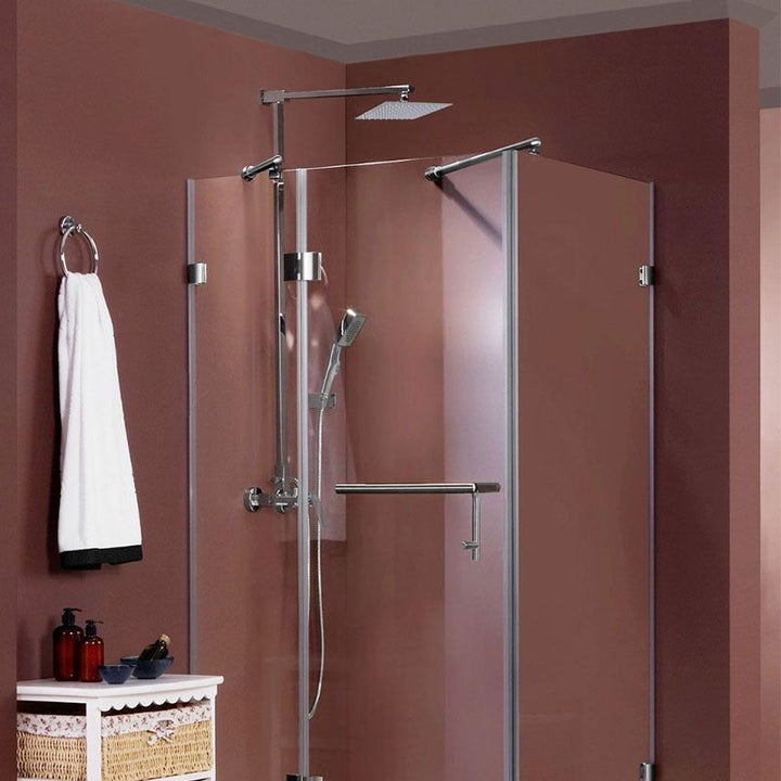 BowLift | Showerhead Square Wall Mounted Rain Spray Stainless Steel Showerhead