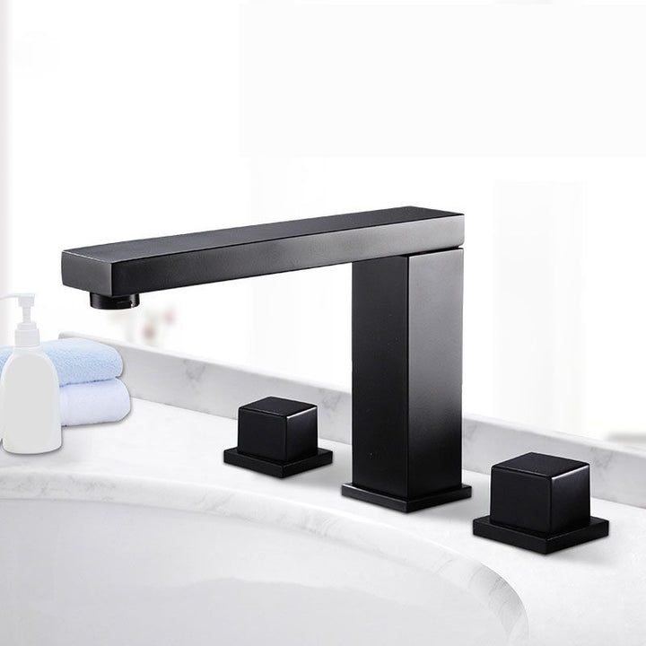 BowLift | Traditional Roman Bathtub Faucet Set Copper Fixed Deck Mount with Handles