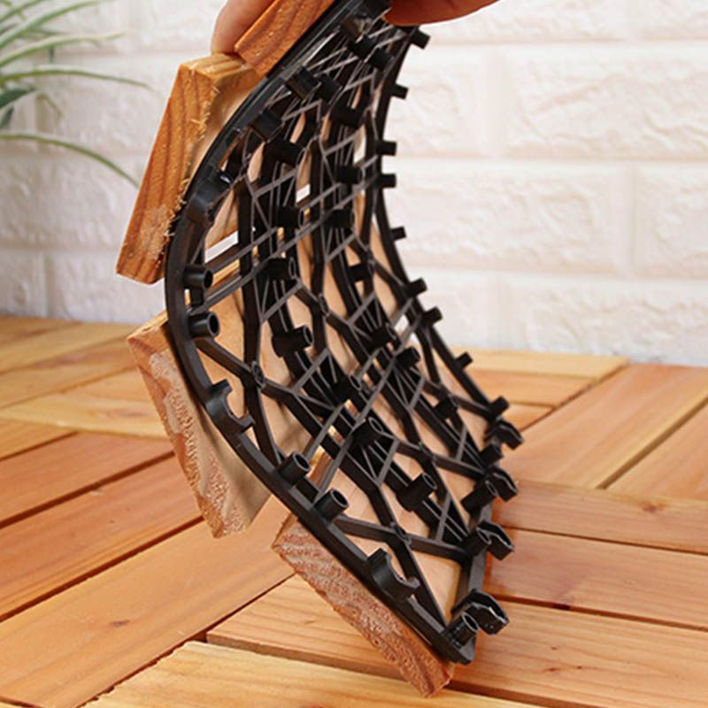 BowLift | Connection Patio Floor Tiles Made of Solid Wood Patio Floor Tiles