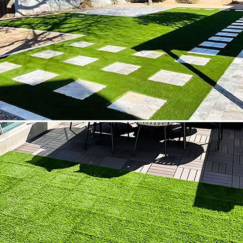 BowLift | Outdoor Deck tiles with striped detail composite snap parts wood deck tiles