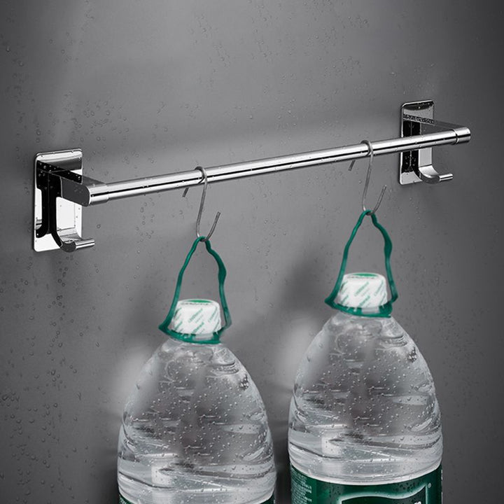 BowLift | Polished Chrome Bathroom Accessory Set Modern Bathroom Shelf Stainless Steel