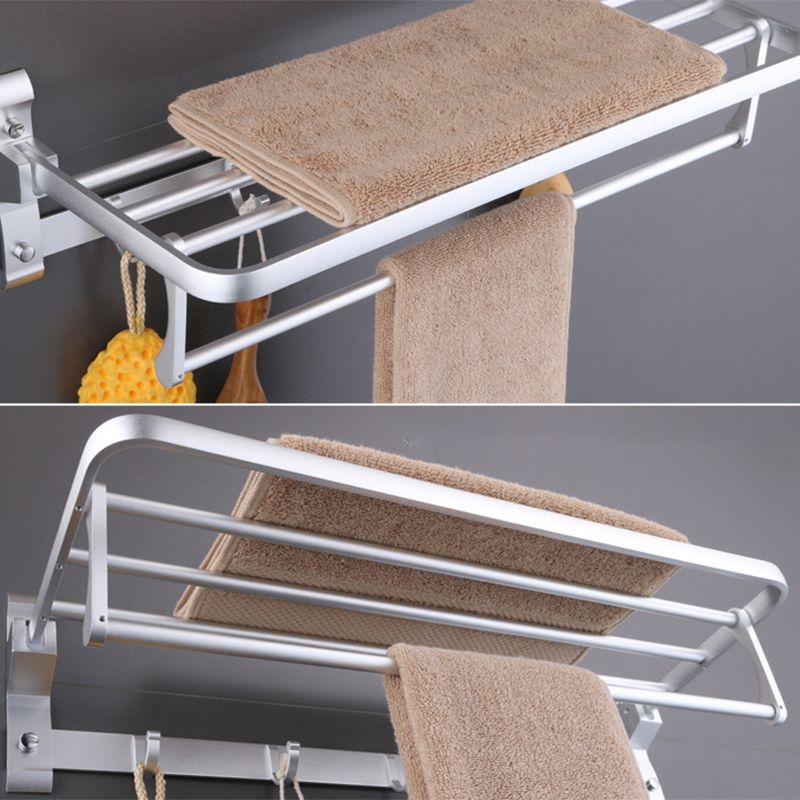 BowLift | 6-piece modern bathroom hardware set made of aluminum with towel holder/paper holder