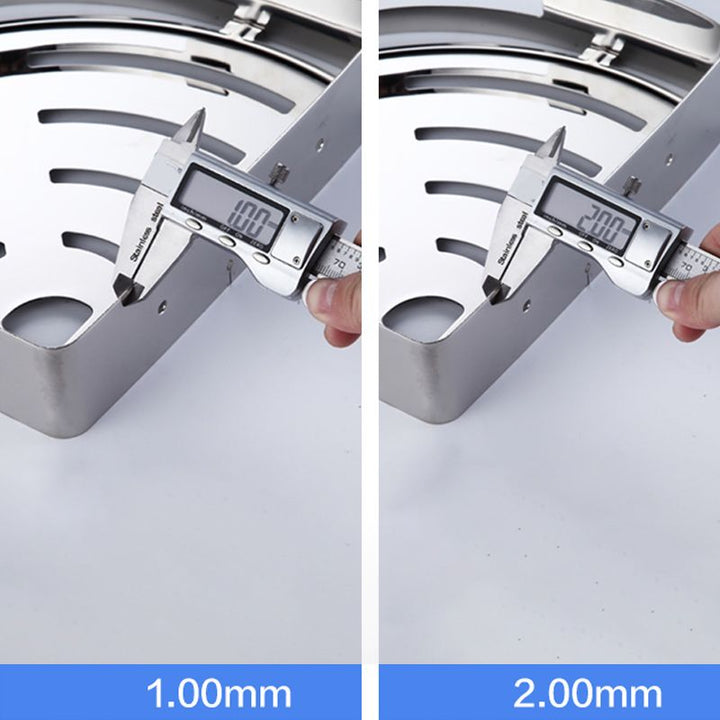BowLift | Modern Stainless Steel Bathroom Accessory Set Rectangular & Triangle Bathroom Shelf
