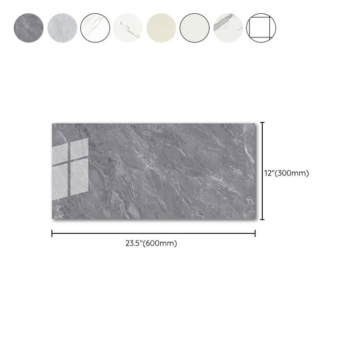 BowLift | Modern Peel & Stick Field Tile PVC Rectangular Wallpaper for Kitchen Backsplash