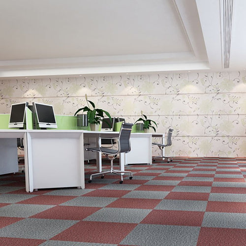 BowLift | Scratch-resistant plastic floor tiles with straight edge for peeling and sticking