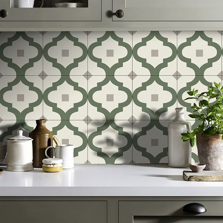 BowLift | Field Tile Wallpaper Square PVC Removable and Adhesive Back Wall Tile