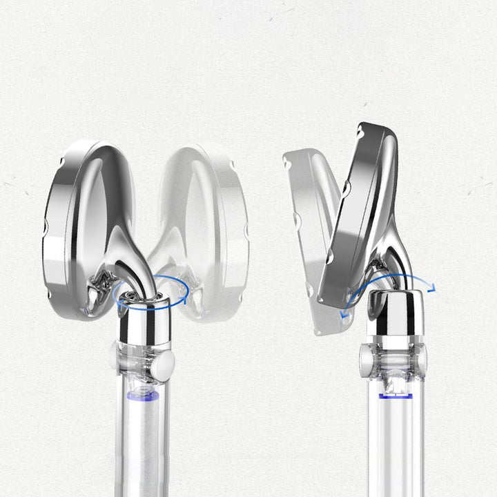BowLift | Silver Hand Shower Standard Round Showerhead Combo