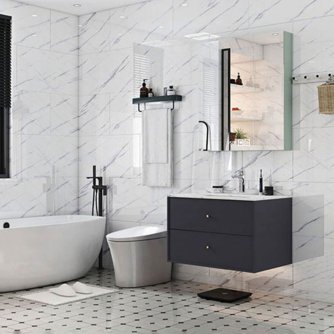 BowLift | Single Tiles Wallpaper Modern Style PVC Wallpaper with Rectangular Shape