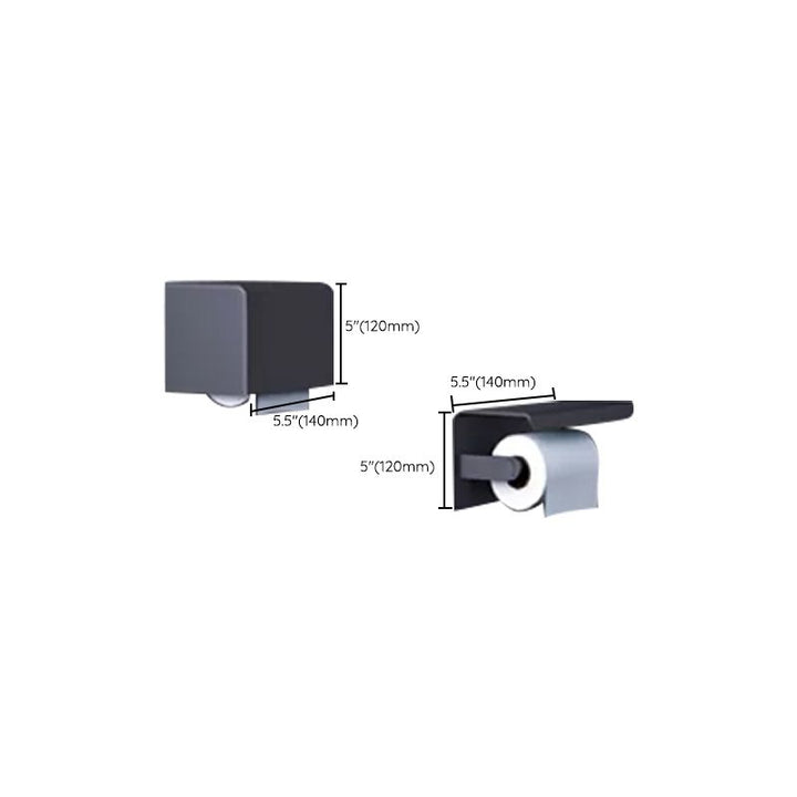 BowLift | Gray Accessory Hardware Set Modern Bathroom Accessory Hardware Set