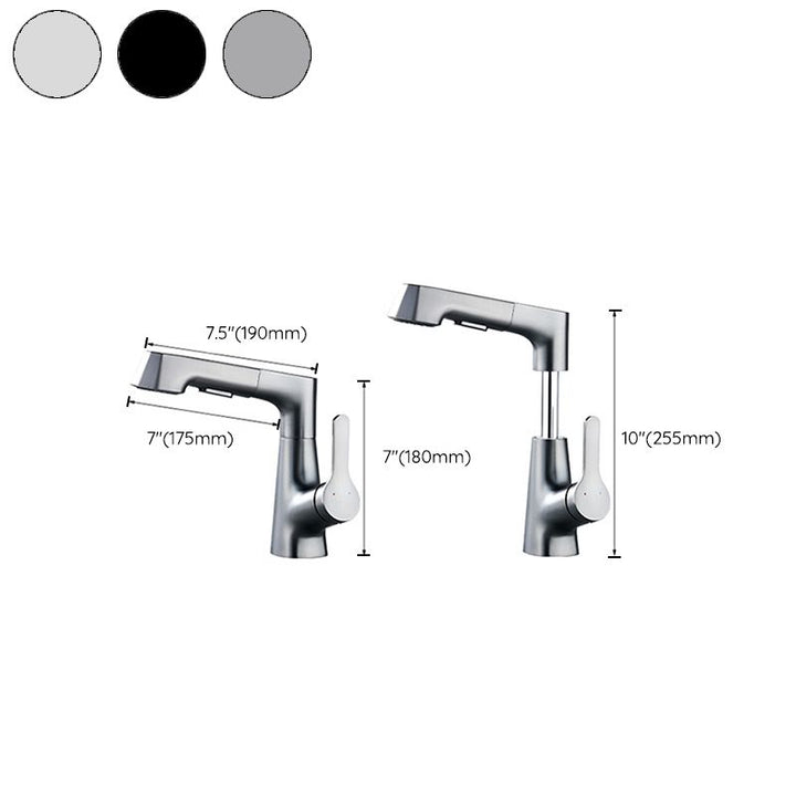 BowLift | Modern Faucet Solid Copper Centerset Bathroom Faucet