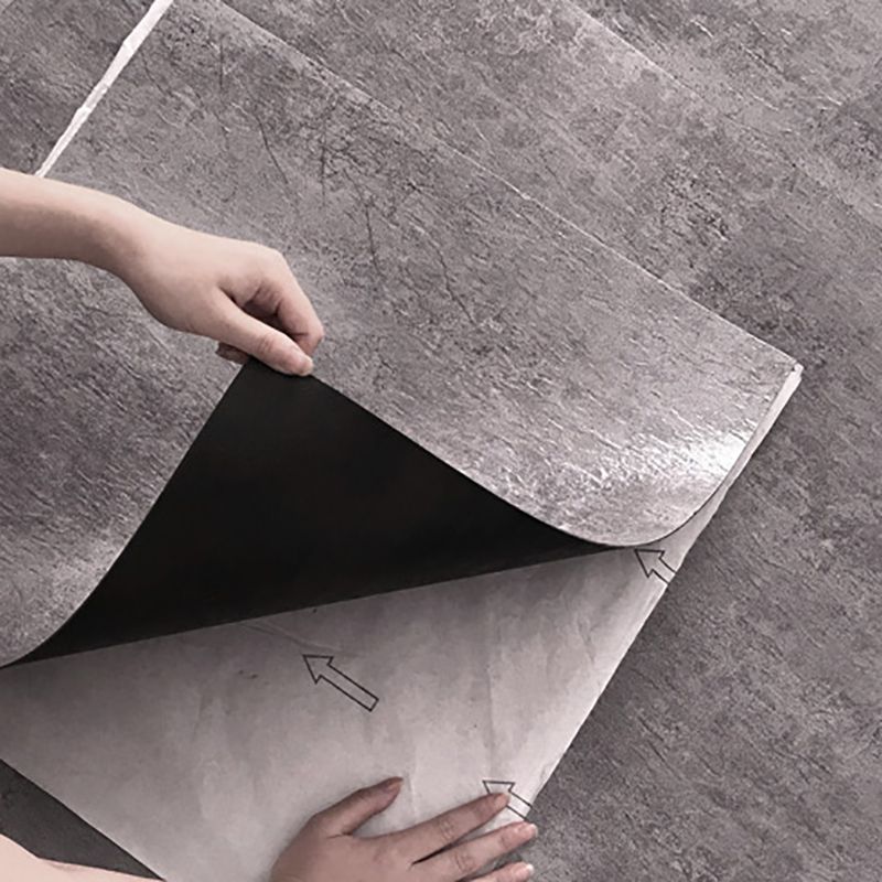 BowLift | Modern Water-Repellent Plastic Flooring Fabric Look Square Edge Floor Tiles