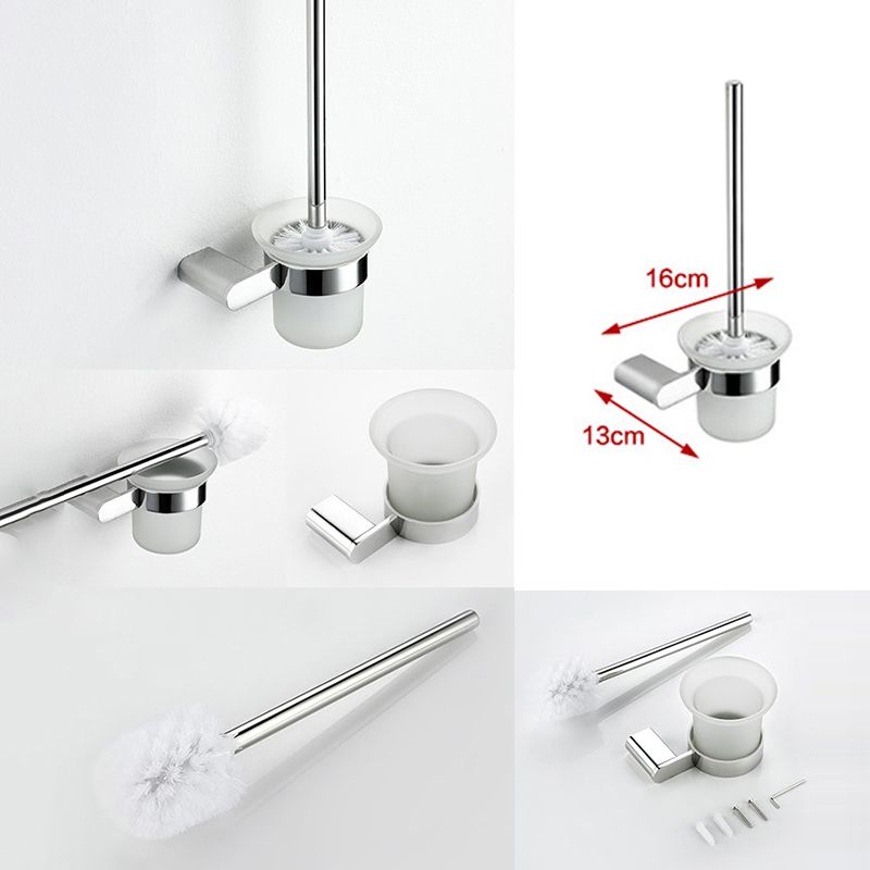 BowLift | Contemporary bathroom accessories single item or in set in silver