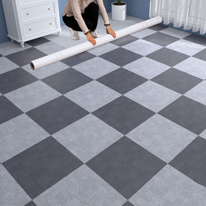 BowLift | Fabric Look Plastic Floor Water Resistant Square Edge Floor Tiles