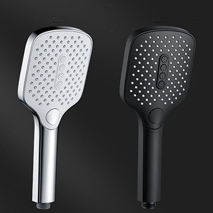 BowLift | Rectangular Self-Cleaning Hand Shower Adjustable Spray Pattern Wall Mounted Hand Shower