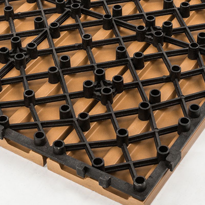 BowLift | Classic interlocking deck boards Solid color patio tiles