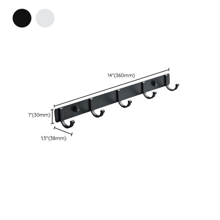 BowLift | Modern Bathroom Accessory Set Silver/Black Bathroom Accessory Kit