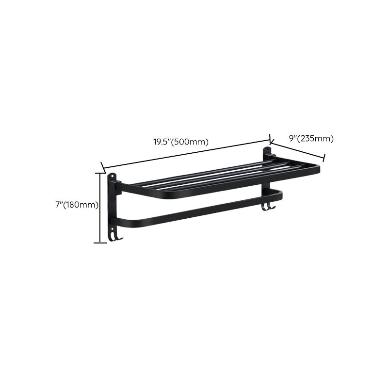 BowLift | Modern Bathroom Accessories Black Paper Holder Bathroom Shelf Bathroom Accessory Set