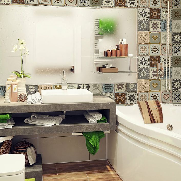 BowLift | Modern Peel-and-Stick Wall Tile Mosaic Peel-and-Stick Tile