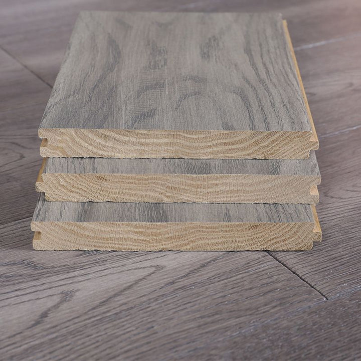 BowLift | Tradition Wood Tile Wire Brushed Rectangle Oak Wood for Living Room