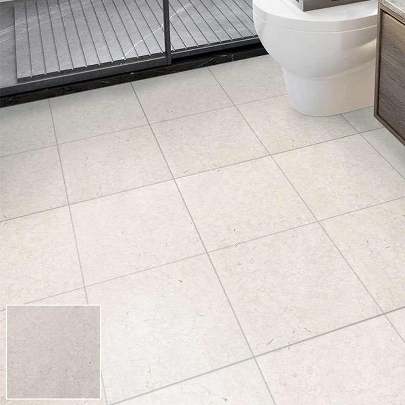 BowLift | Square Bathroom PVC Flooring 12" x 12" x 0.07 mm Peel and Stick Vinyl Flooring