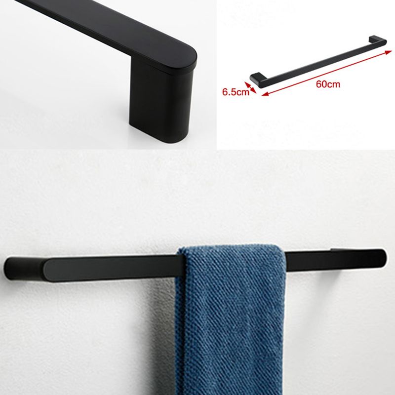 BowLift | Contemporary bathroom accessory single piece or in set made of black metal