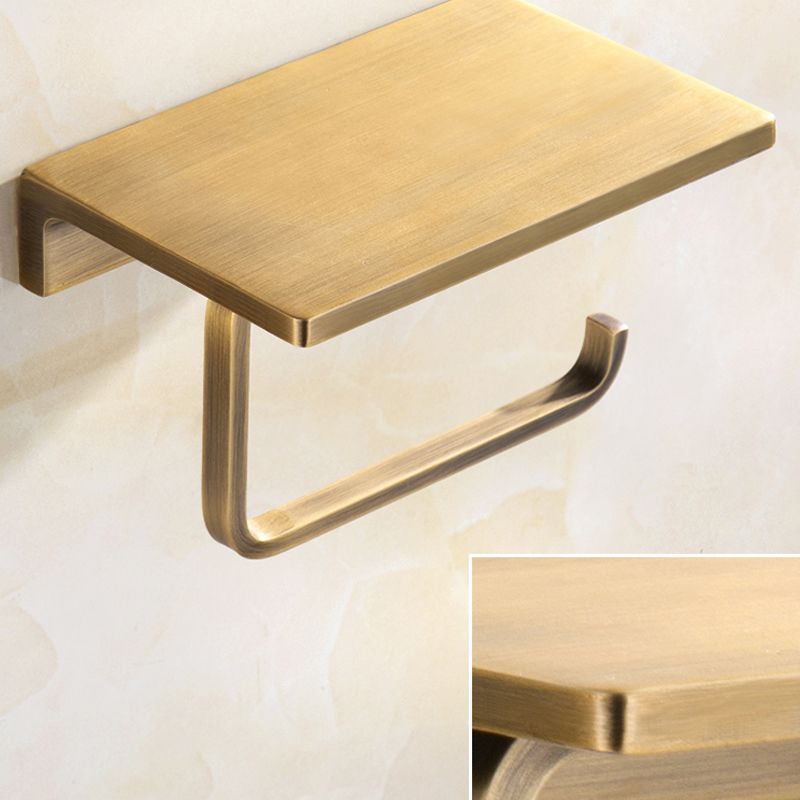 BowLift | Traditional Bathroom Accessory Set Gold Paper Holder Bathroom Set
