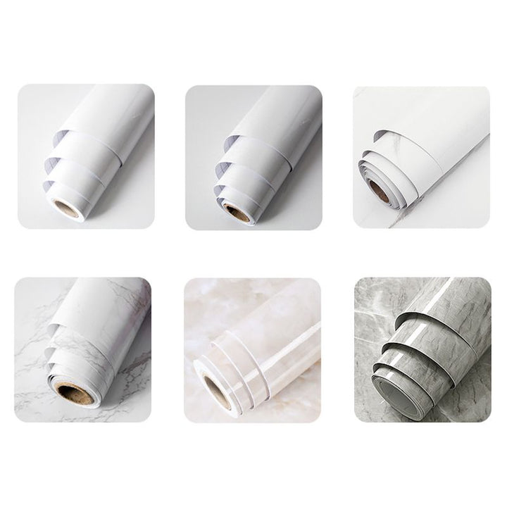 BowLift | Marble Texture Scratch Resistant Tile PVC Single Peel & Stick Tile for Bathroom Backsplash