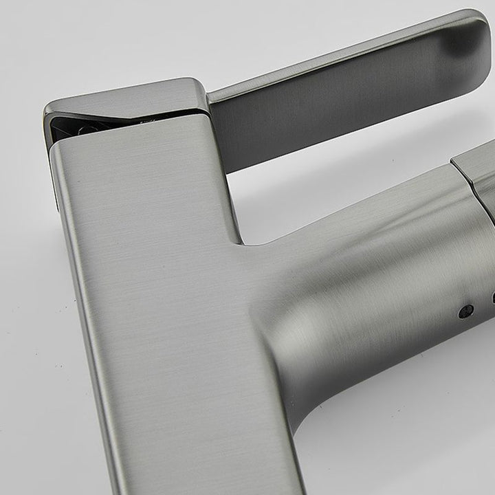 BowLift | Contemporary Container Faucet Lever Handles Low Arc Copper Container Faucet