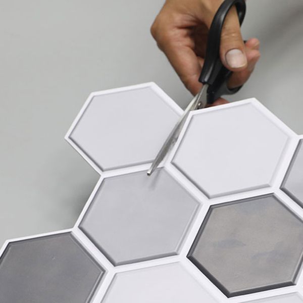 BowLift | Mosaic Tiles Wallpaper PVC waterproof for peeling and sticking Mosaic tiles with hexagonal shape
