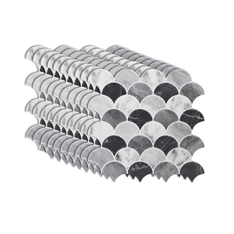 BowLift | Modern Peel and Stick Tiles PVC Fish Scale Peel and Stick Baseboard